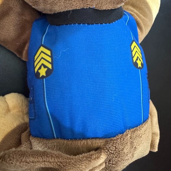 Paw Patrol Chase Plush Dog 11" Brown Blue Police Pup Stuffed Animal Collectible - Picture 6 of 14
